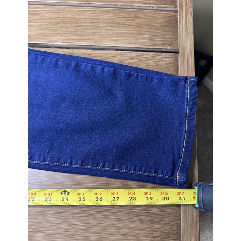 Balmain Paris Biker Moto Jeans Ribbed Panel Paint 42x31 ( BROKEN ZIPPER) - Picture 7 of 11